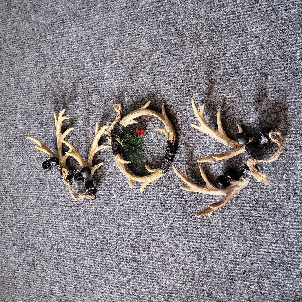 VINTAGE Antler Christmas tree ornaments